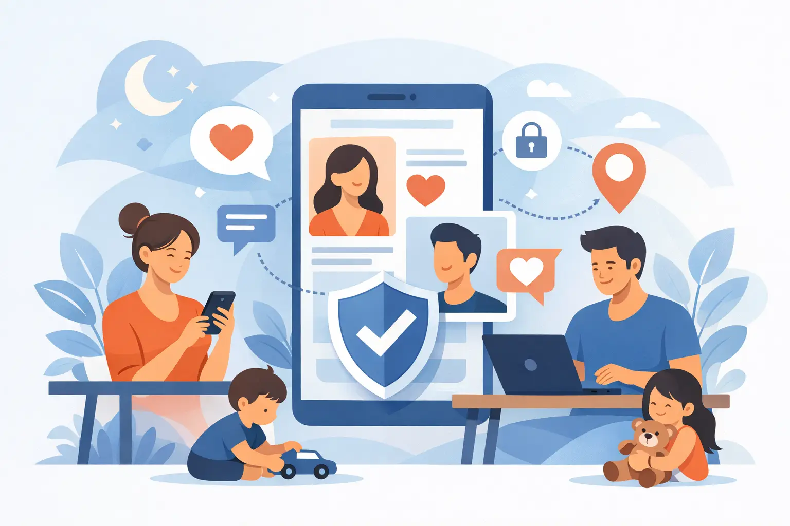 Safe Online Dating for Single Parents