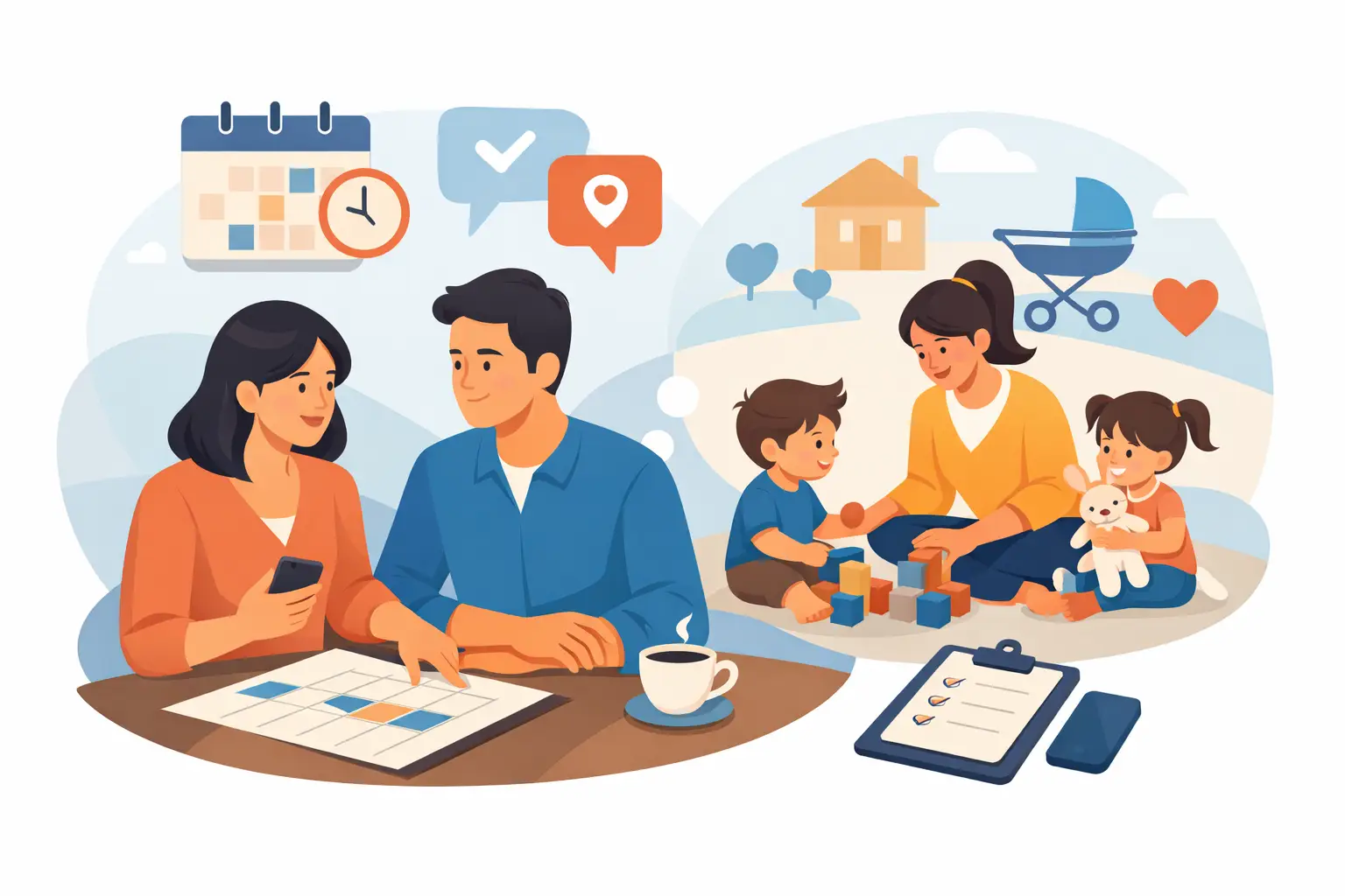 How to Plan Childcare Dates Without the Stress